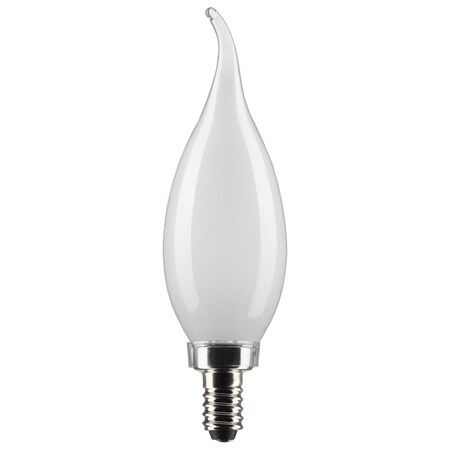Satco 5.5 Watt CA11 LED Lamp, Frost, Candelabra Base, 90 CRI, 4000K, 120 Volts S21309